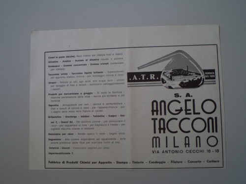 Advertising pubblicità 1948 - pubblicità,