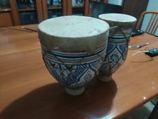 bongo tamburi in ceramica strumenti musicali africani arte