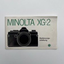 Minolta XG-2 Manuale di