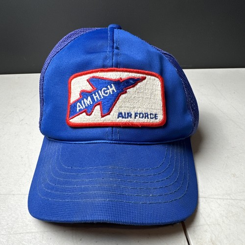 Cappello camionista maglia blu