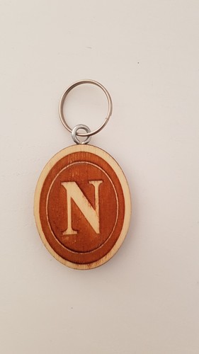 Portachiavi ciondolo legno n - ,