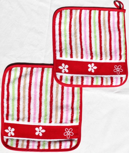 Presine fiori ruota dentata - 2x,