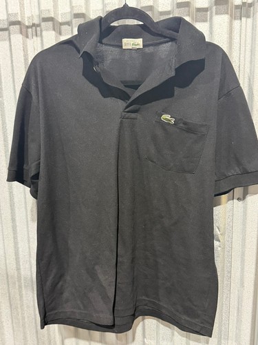 Classic black lacoste polo - classic, polo-