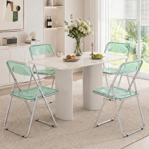 Set sedie pieghevoli design - set, 4