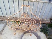 Porta riviste porta giornali in ferro battuto MISURE  65X54 CM