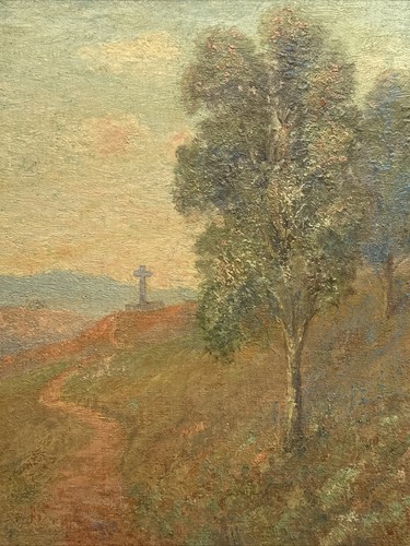 Antico dipinto plein air - antico,