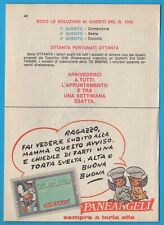 PANEANGELI Lievito pubblicità advertising werbung italian clipping MA1189