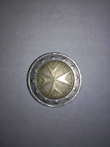 Rara euro malta 2008 - euro, con