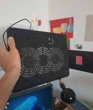 BASE DI RAFFREDDAMENTO PER PC LAPTOP con 2 Ventole FINO 16" STAND USB 