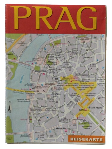Praga mappa turistica guida - praga,