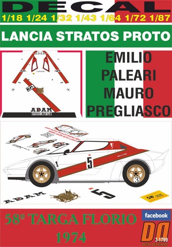 Decal lancia stratos - lancia,