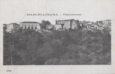 CARTOLINA  MARCELLINARA CATANZARO CALABRIA PANORAMA STORIA VIAGGIATA 1919