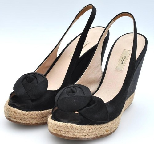 Sandali con zeppa - prada, 34
