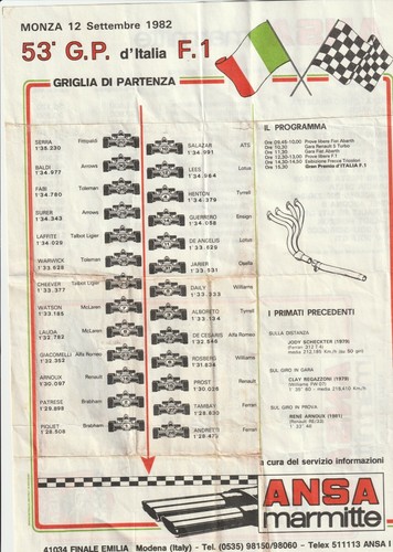 Monza gran premio - 53°,