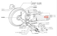566638 PATTINO ESTREMITA TRATTORE FIAT 72-85 72-85 M TK4020F TK4030V FL4D 411C