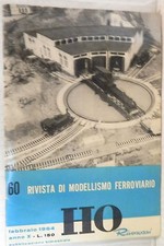 RIVISTA DI MODELLISMO FERROVIARIO RIVAROSSI HO N 60 Febbraio 1964 Treni Ferrovia
