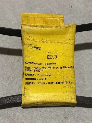 Cinghia trapezoidale pirelli