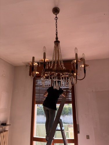Lampadario vintage anni - vintage,