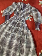 Antico abito organza a quadri