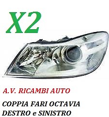 Coppia fari fanale proiettore - coppia,