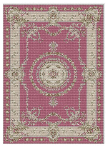 Schema punto croce florashell - schema,
