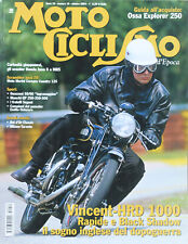 moto ciclismo epoca vincent hrd 1000 rapide black shadow ossa explorer 250