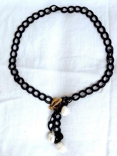 Collana catena nera - , e