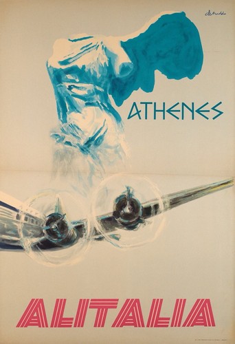 Affiche poster ala littoria - poster,