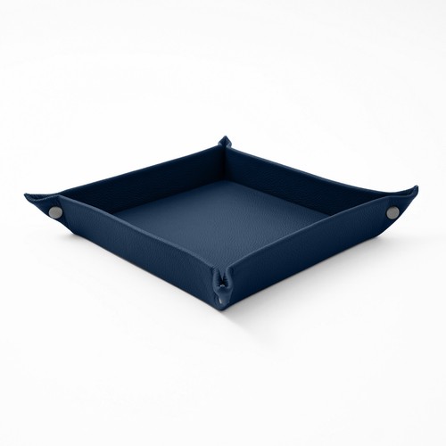 Svuotatasche pelle blu - blu,
