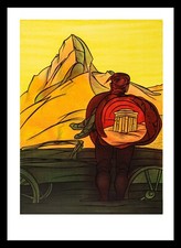 VALERIO ADAMI -  LITOGRAFIA   CM. 91 x 65,5   Ascensione