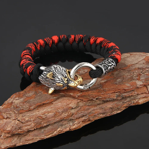 Bracciale paracord testa - testa, di