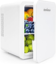 Enventor Mini Frigo 4L (Bianco) Con Raffreddamento E Riscaldamento Frigorifero