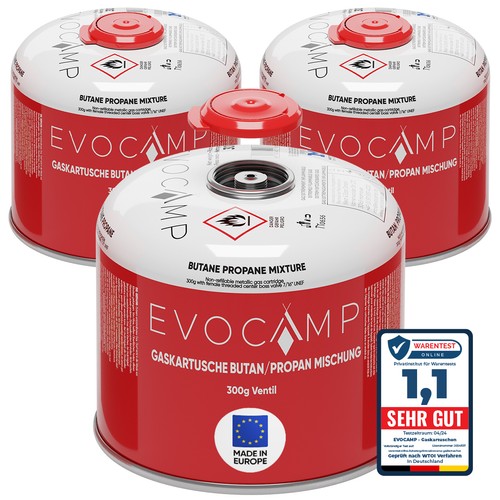 Evocamp cartuccia gas - 3x,
