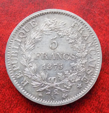 Francia 5 Franchi 1875 Zecca A