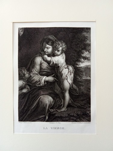 Stampa antica vierge - stampa, "la
