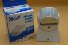 SENSORE MOVIMENTO IP65 RILEVATORE CREPUSCOLARE  INFRAROSSI 180 FARO LUCI LAMPADE