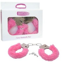 Manette professionali bondage in metallo polsini con pelo sexy costrittivo bdsm