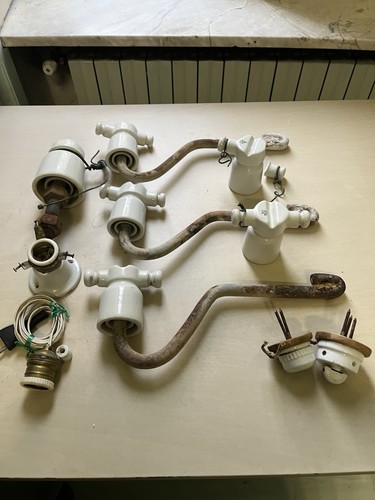 Materiale elettrico antico - materiale,