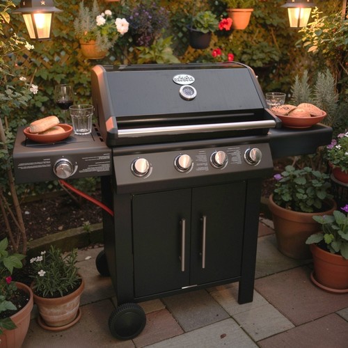 Barbecue gas bighorn - con, 4+1