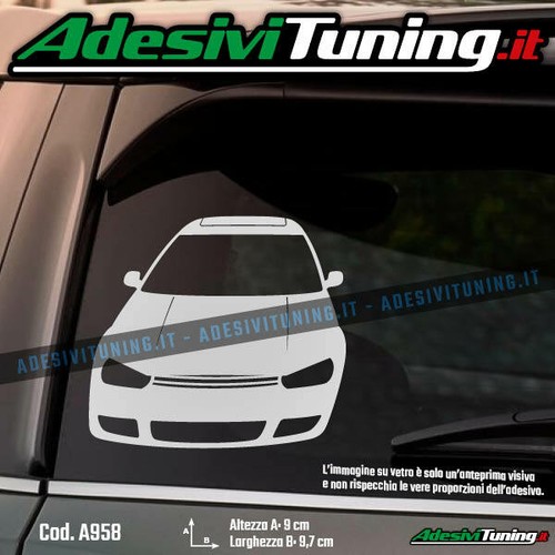 Adesivo muso golf tuning - adesivo,