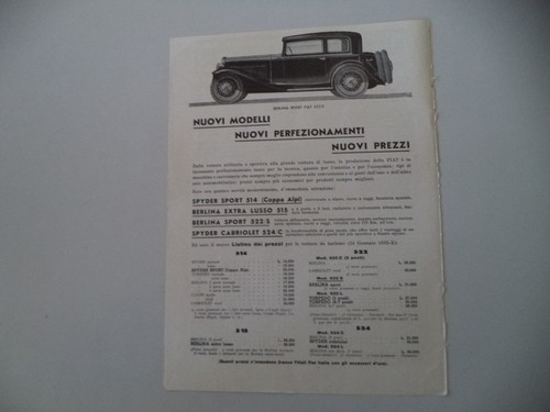 Advertising pubblicità 1932 - advertising,