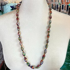 Collana perle vetro veneziano