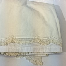 Lenzuolo piatto in pizzo