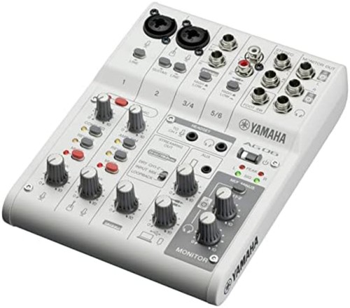 Yamaha ag06 ag06mk2 6ch - w,