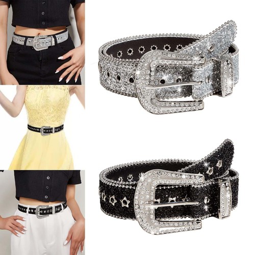 Cintura con strass accessori - cintura,