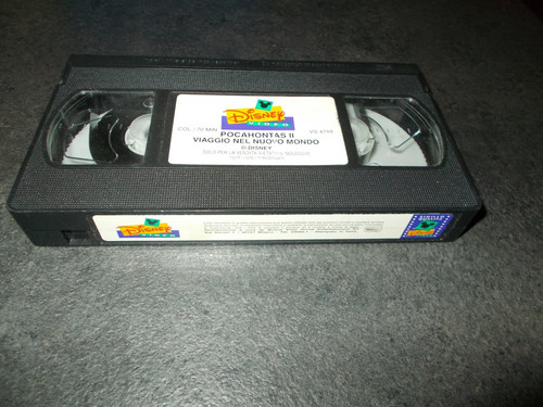 Vhs videocassetta pocahontas - videocassetta,