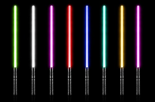Colour rgb lightsabers - colour,