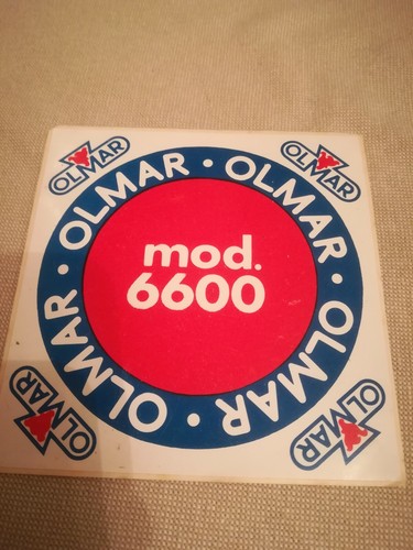 Olmar mod 6600 stereo adesivo - olmar, mod.