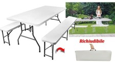 Tavolo resina 180x75 con 2