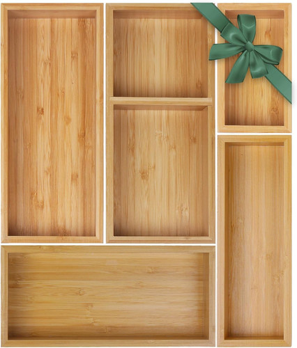 Set organizer in bambù - set, 5